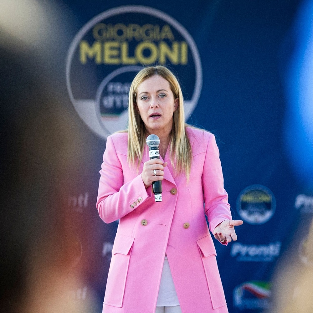 Italian Prime Minister Georgia Meloni